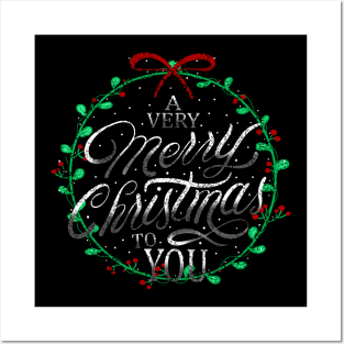 A VERY MERRY CHRISTMAS TO YOU Posters and Art